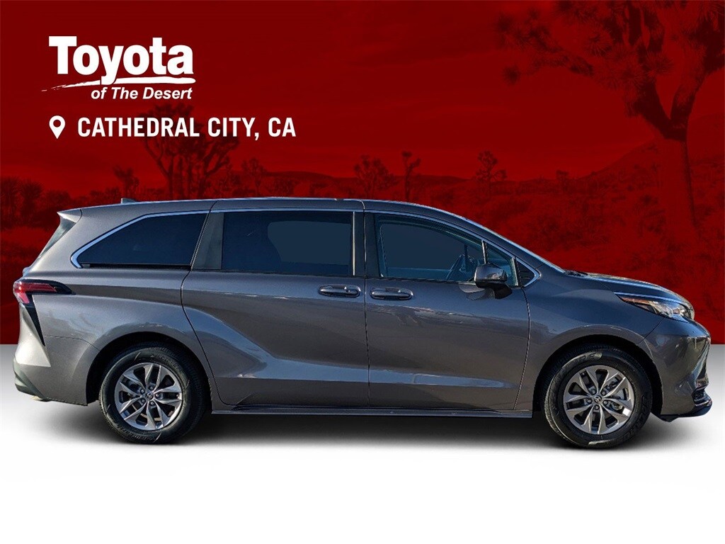 Certified 2021 Toyota Sienna LE with VIN 5TDKRKEC4MS022406 for sale in Cathedral City, CA