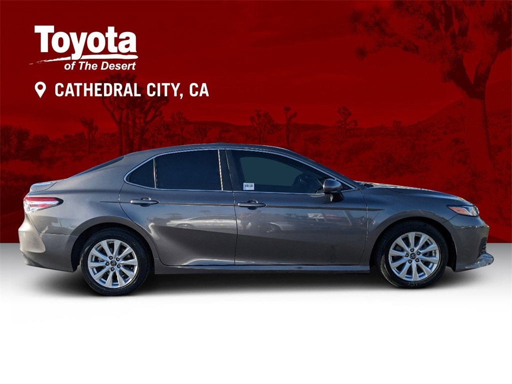 Certified 2018 Toyota Camry LE with VIN 4T1B11HK6JU014010 for sale in Cathedral City, CA