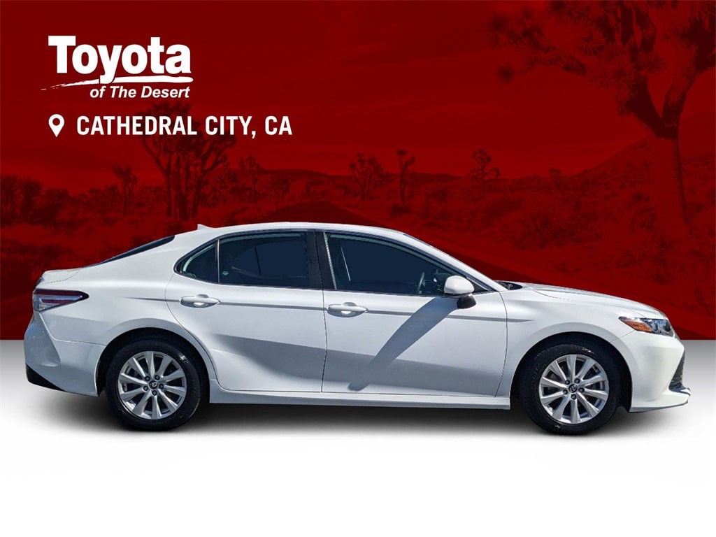 Certified 2020 Toyota Camry LE with VIN 4T1C11AK7LU345180 for sale in Cathedral City, CA