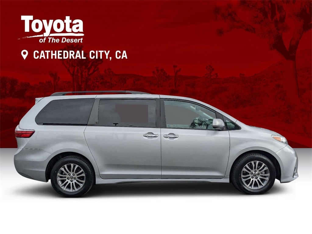 Certified 2020 Toyota Sienna XLE with VIN 5TDYZ3DC7LS064262 for sale in Cathedral City, CA