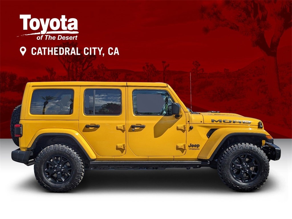 Used 2019 Jeep Wrangler Unlimited Moab with VIN 1C4HJXEG5KW604237 for sale in Cathedral City, CA