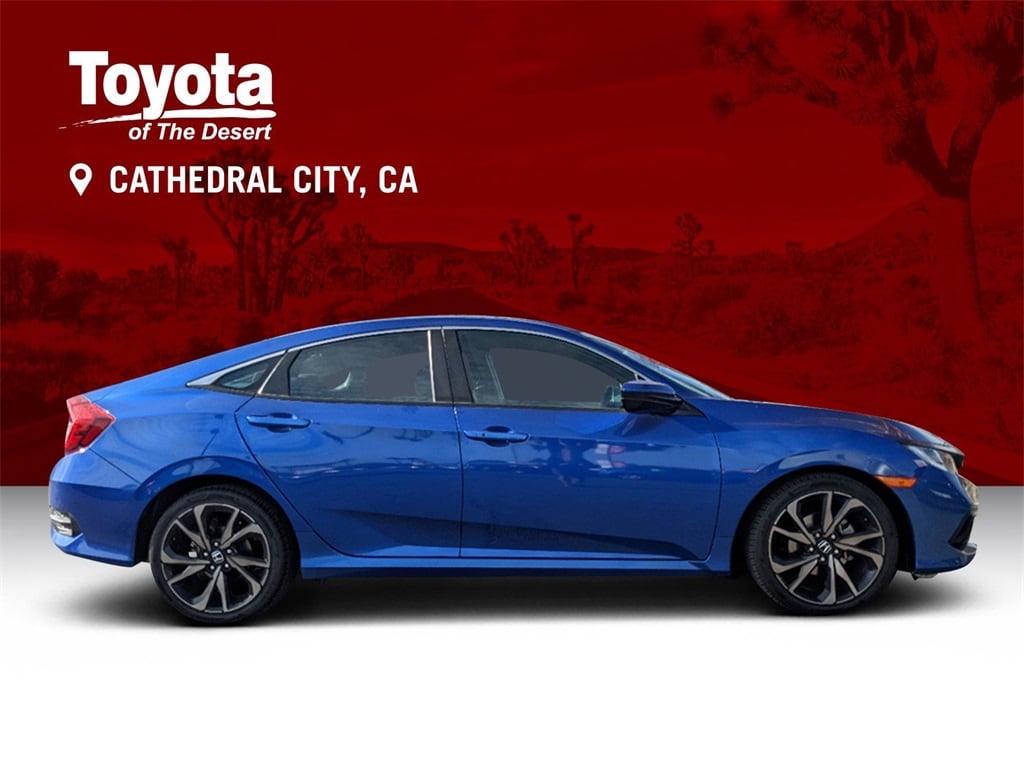 Used 2020 Honda Civic Sport with VIN 2HGFC2F85LH580678 for sale in Cathedral City, CA