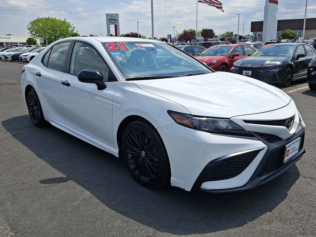 Certified 2021 Toyota Camry SE Nightshade Sedan
