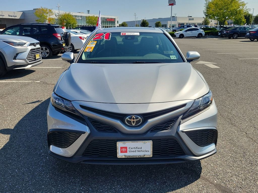 Certified 2021 Toyota Camry SE with VIN 4T1T11AK6MU492043 for sale in Turnersville, NJ