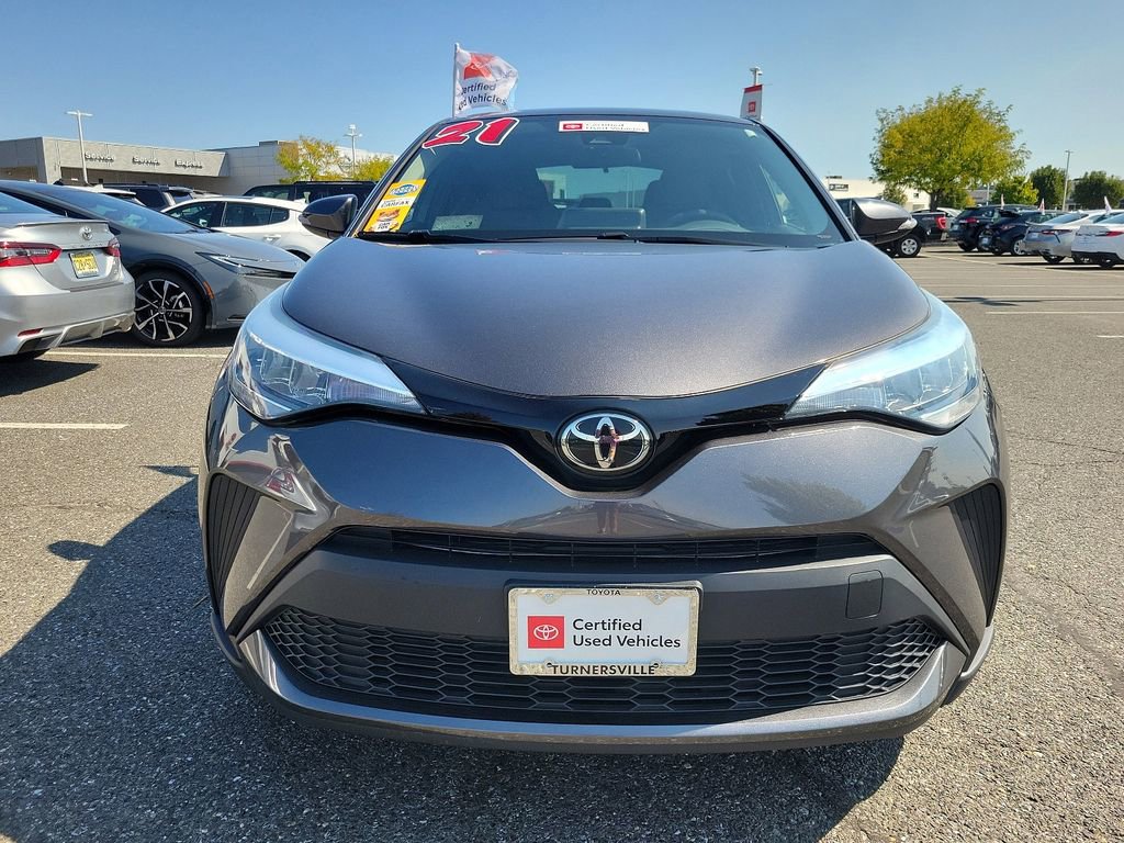 Certified 2021 Toyota C-HR LE with VIN NMTKHMBX1MR128574 for sale in Turnersville, NJ