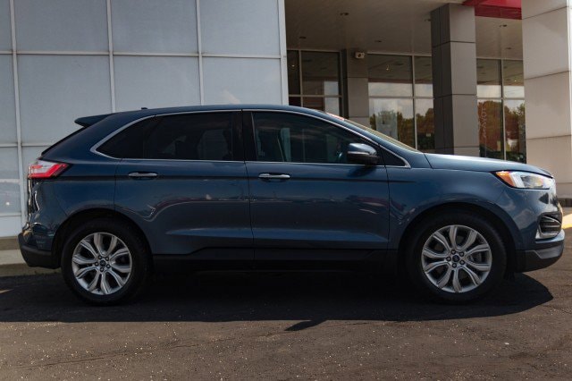 Used 2019 Ford Edge Titanium with VIN 2FMPK4K99KBB56370 for sale in Warsaw, IN