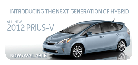 2012 Toyota Prius-V, New to Toyota On The Park