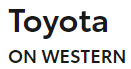 Toyota on Western