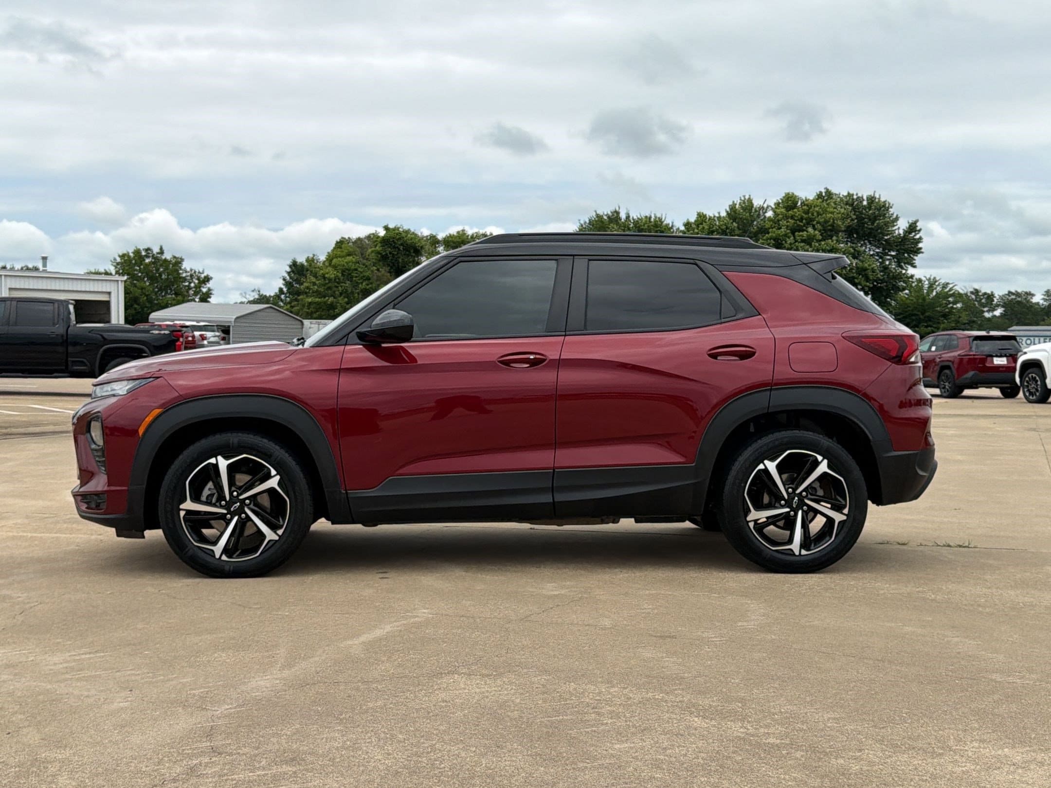 Used 2022 Chevrolet Trailblazer RS with VIN KL79MTSL7NB116700 for sale in Paris, TX