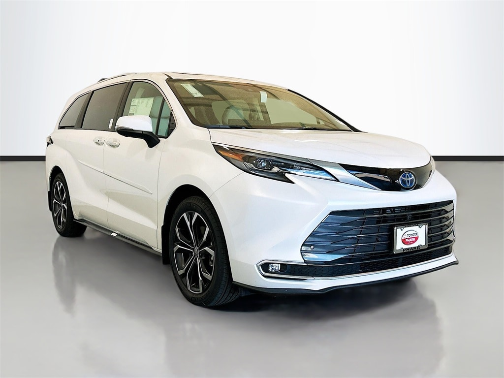 New 2025 Toyota Sienna Platinum Van Passenger Van