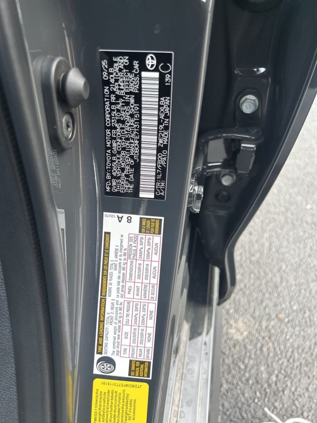 New 2026 Toyota Corolla Hybrid LE Sedan