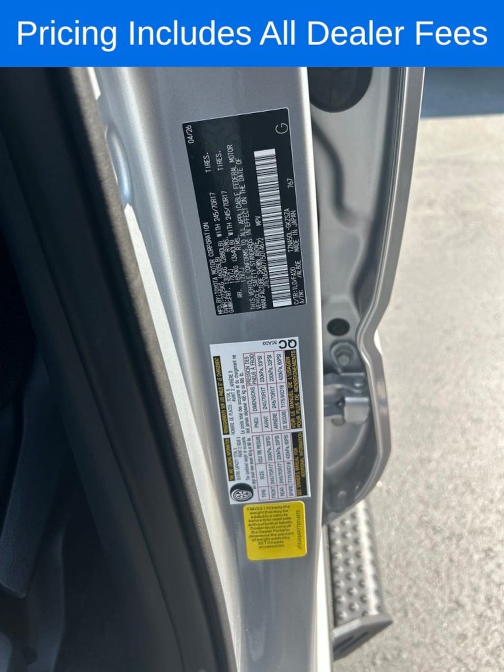 New 2026 Toyota 4Runner SR5 SUV