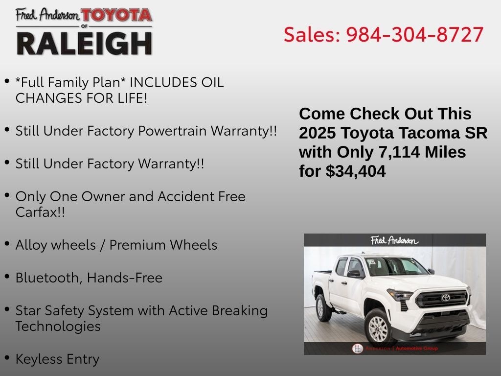 Used 2025 Toyota Tacoma SR Truck