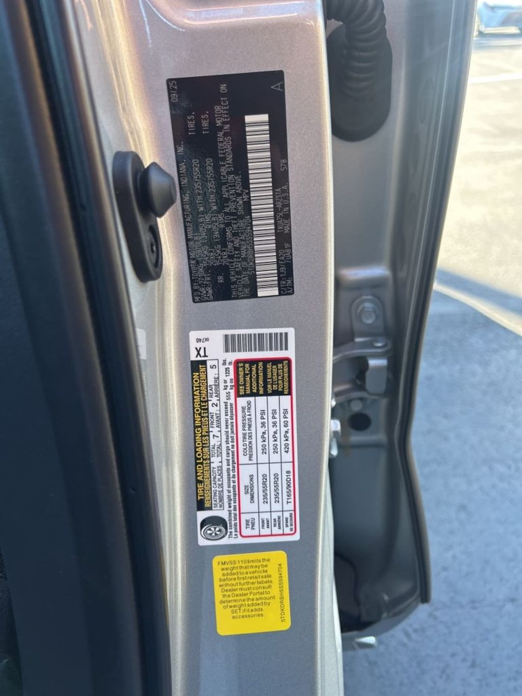 New 2025 Toyota Highlander XSE SUV