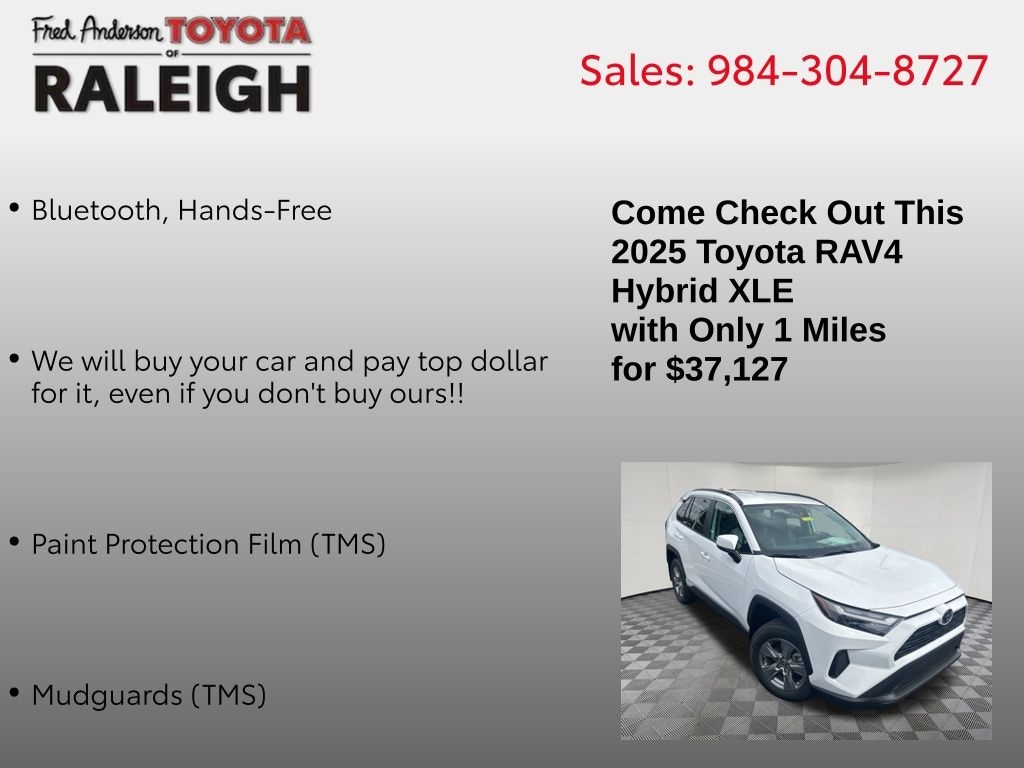 New 2025 Toyota RAV4 Hybrid XLE SUV