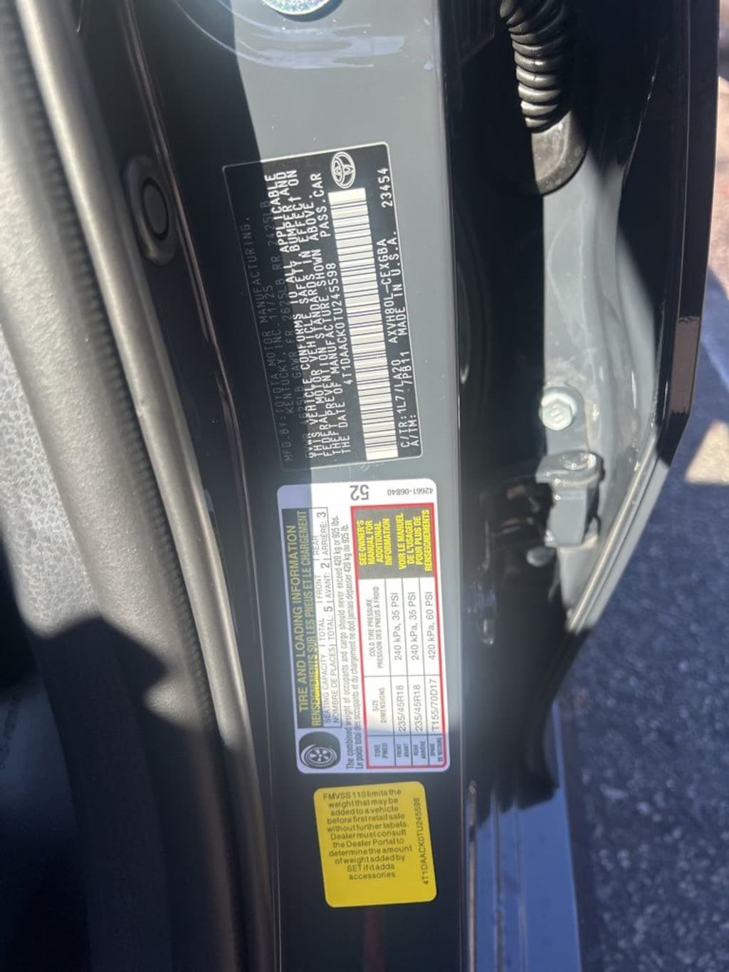 New 2026 Toyota Camry XLE Sedan