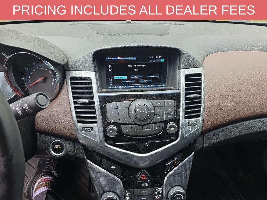 Used 2015 Chevrolet Cruze LTZ Sedan