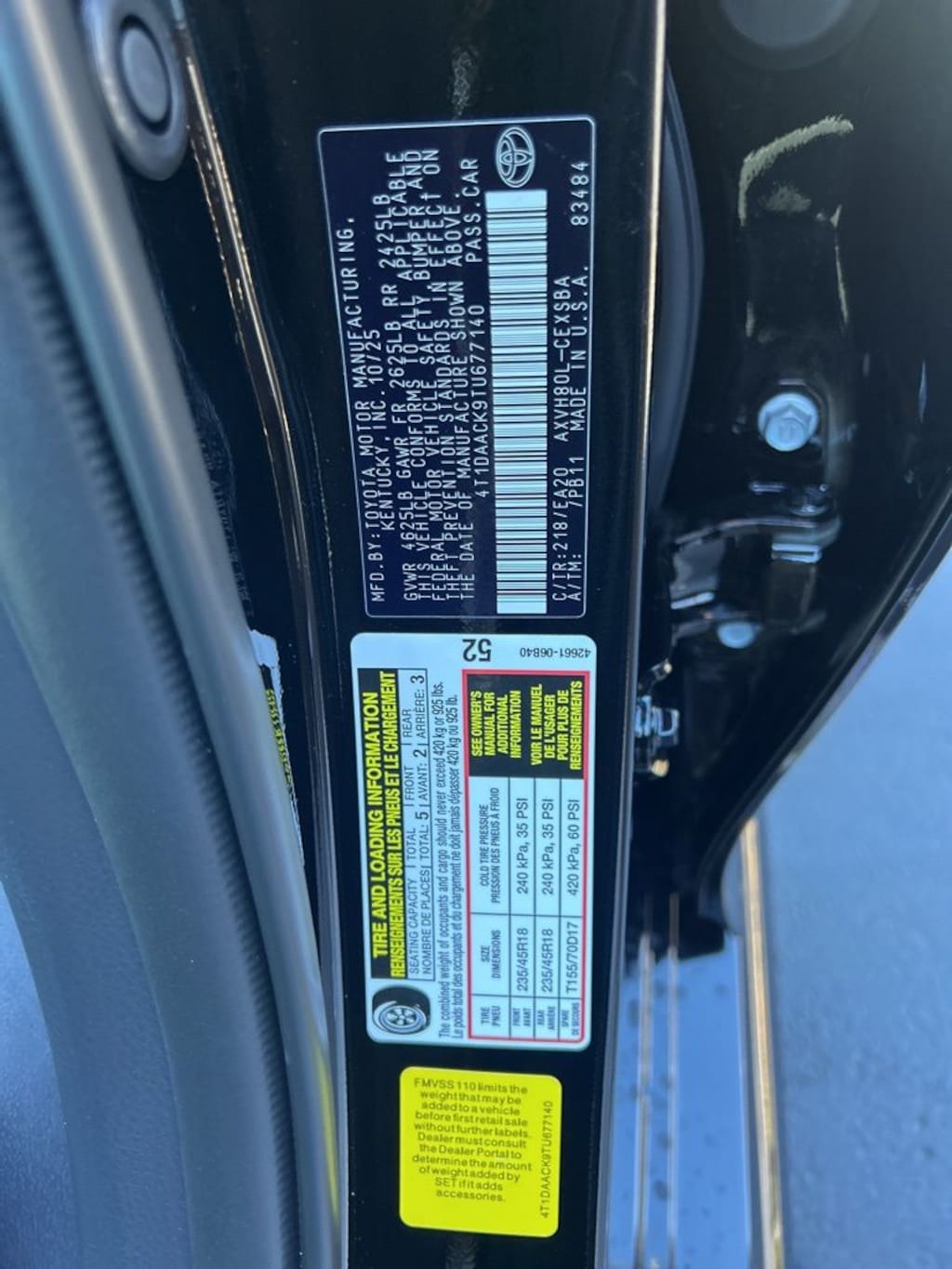 New 2026 Toyota Camry SE Sedan