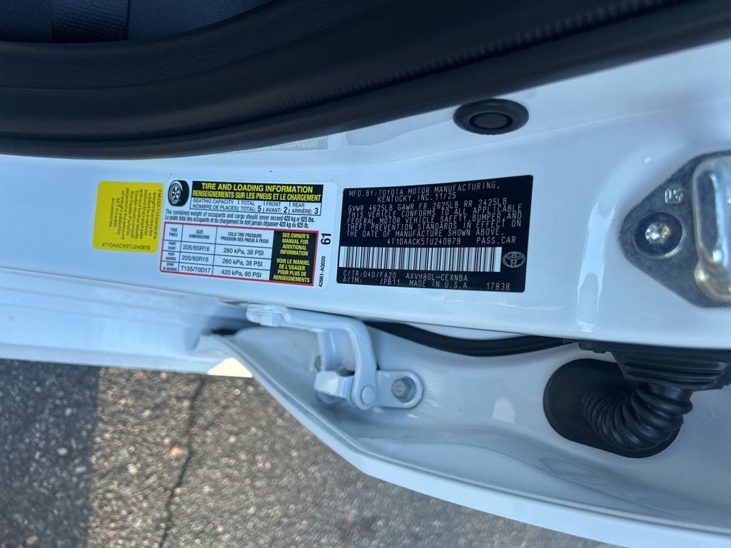 New 2026 Toyota Camry LE Sedan