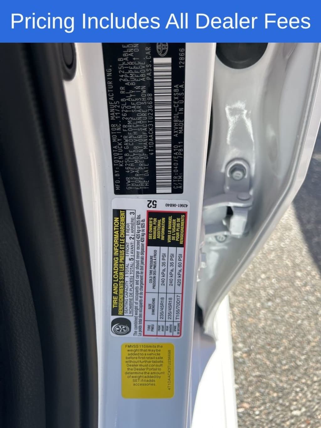 New 2026 Toyota Camry SE Sedan