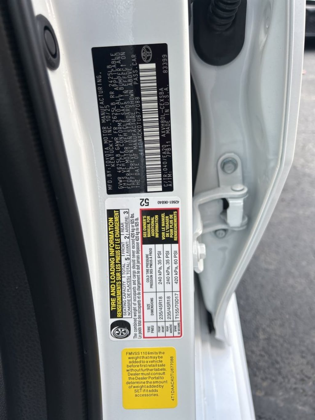 New 2026 Toyota Camry SE Sedan