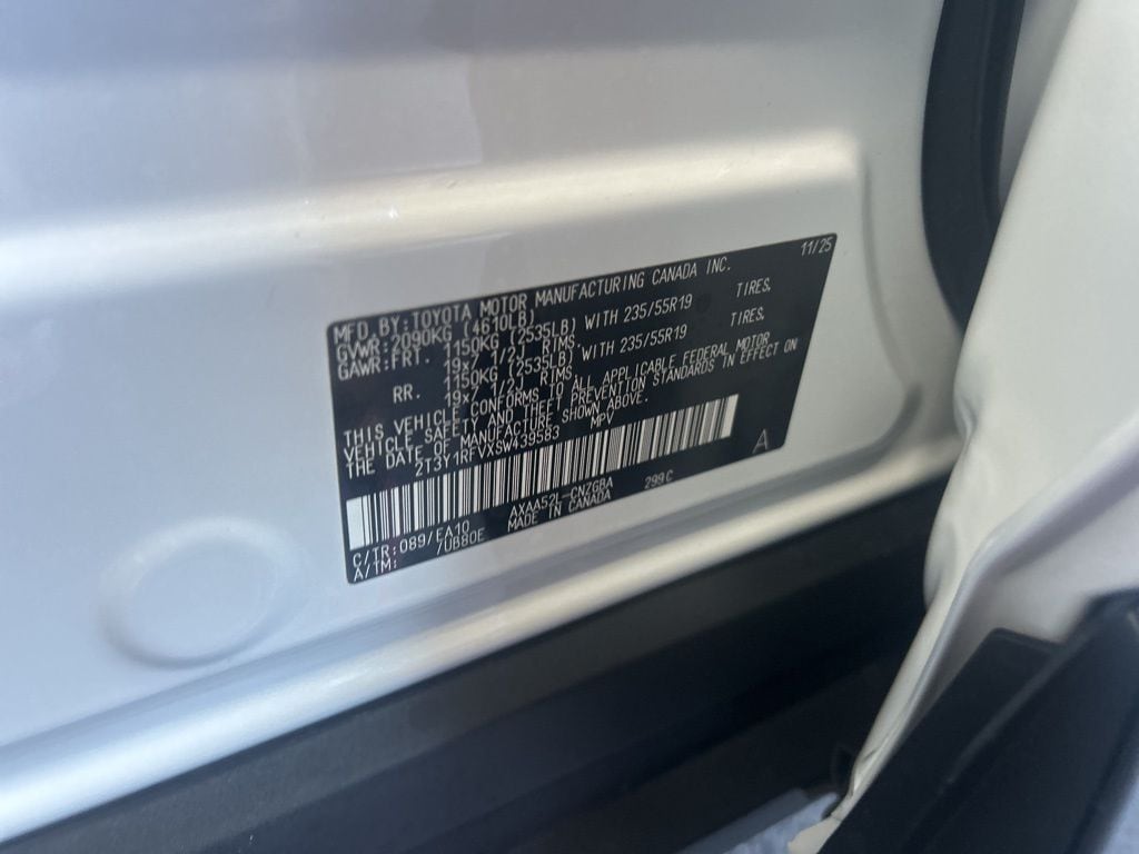 New 2025 Toyota RAV4 Limited SUV