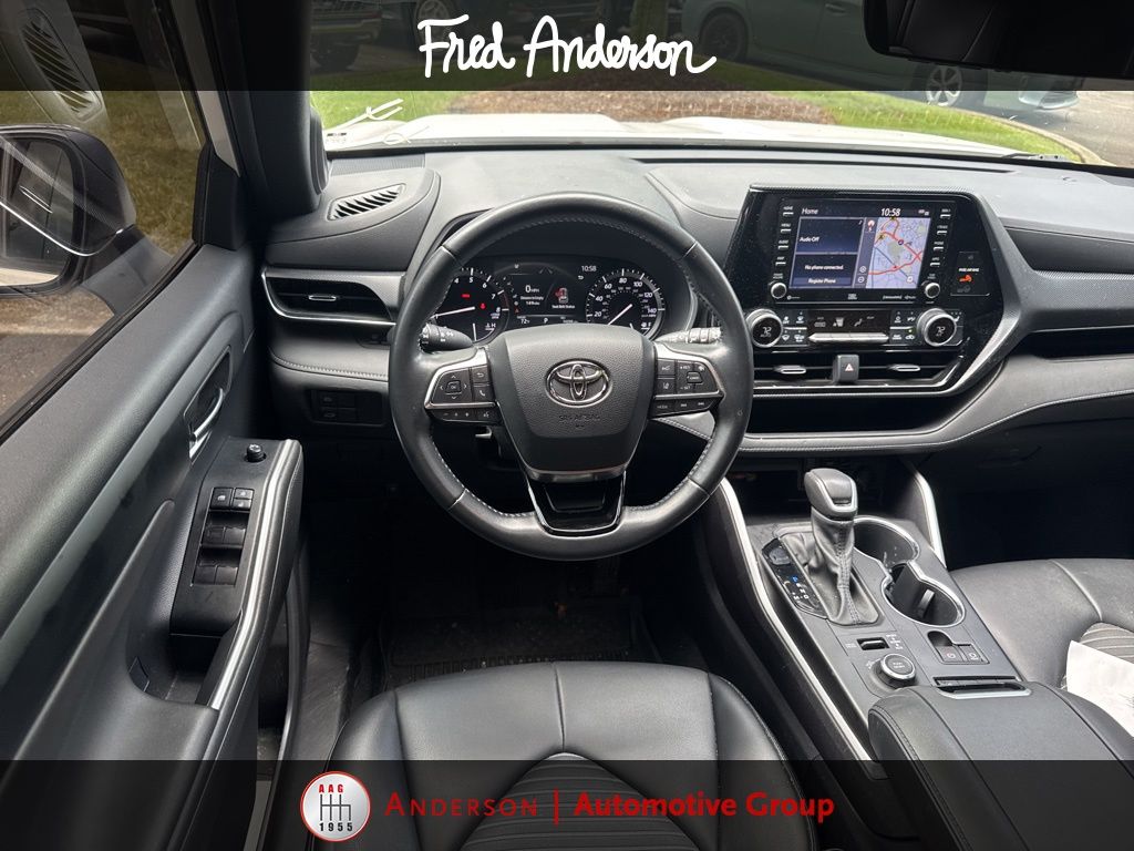 Used 2021 Toyota Highlander XSE with VIN 5TDJZRBH0MS123060 for sale in Raleigh, NC