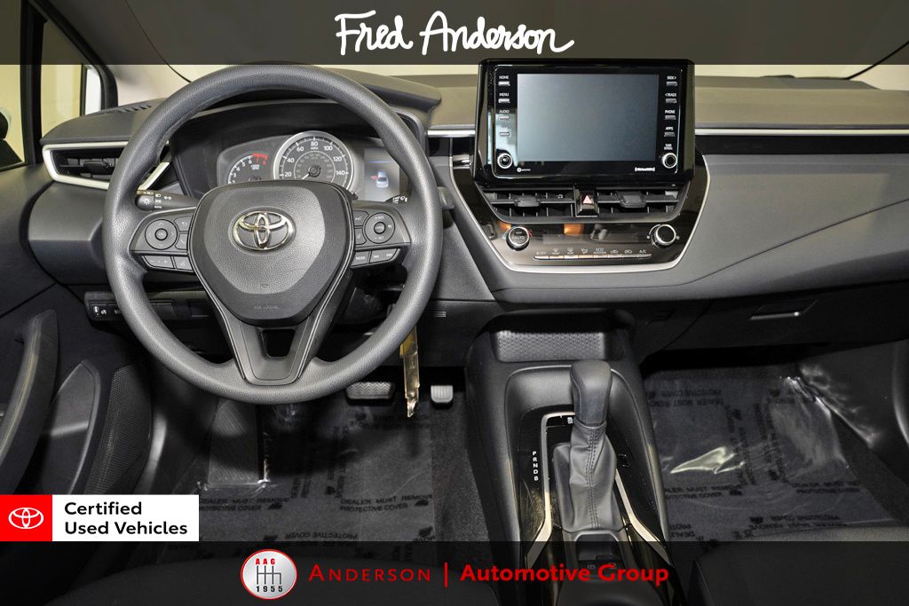 Certified 2022 Toyota Corolla LE with VIN JTDEPMAE6N3024344 for sale in Raleigh, NC