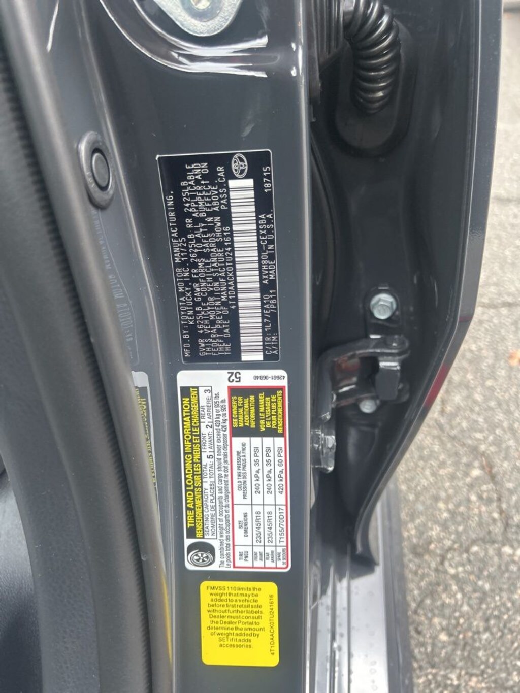 New 2026 Toyota Camry SE Sedan