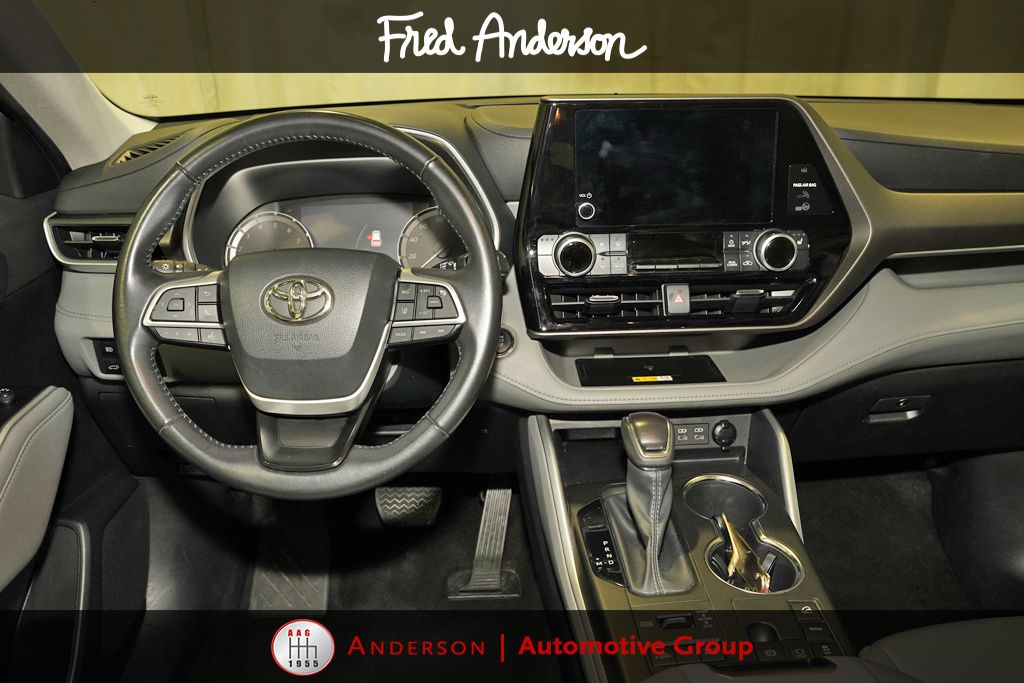 Used 2023 Toyota Highlander XLE with VIN 5TDKDRBH6PS511188 for sale in Raleigh, NC
