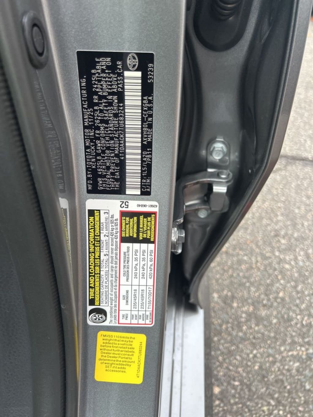 New 2026 Toyota Camry XLE Sedan