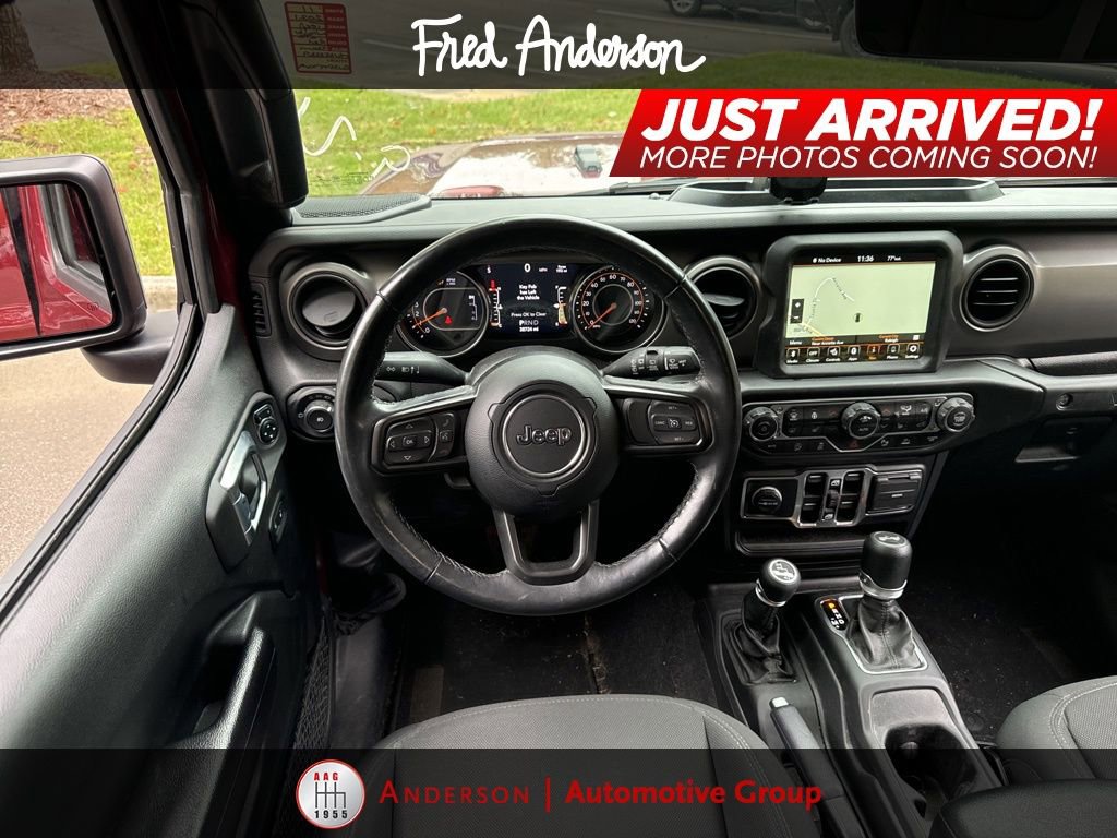 Used 2021 Jeep Wrangler Unlimited Willys with VIN 1C4HJXDG1MW852229 for sale in Raleigh, NC