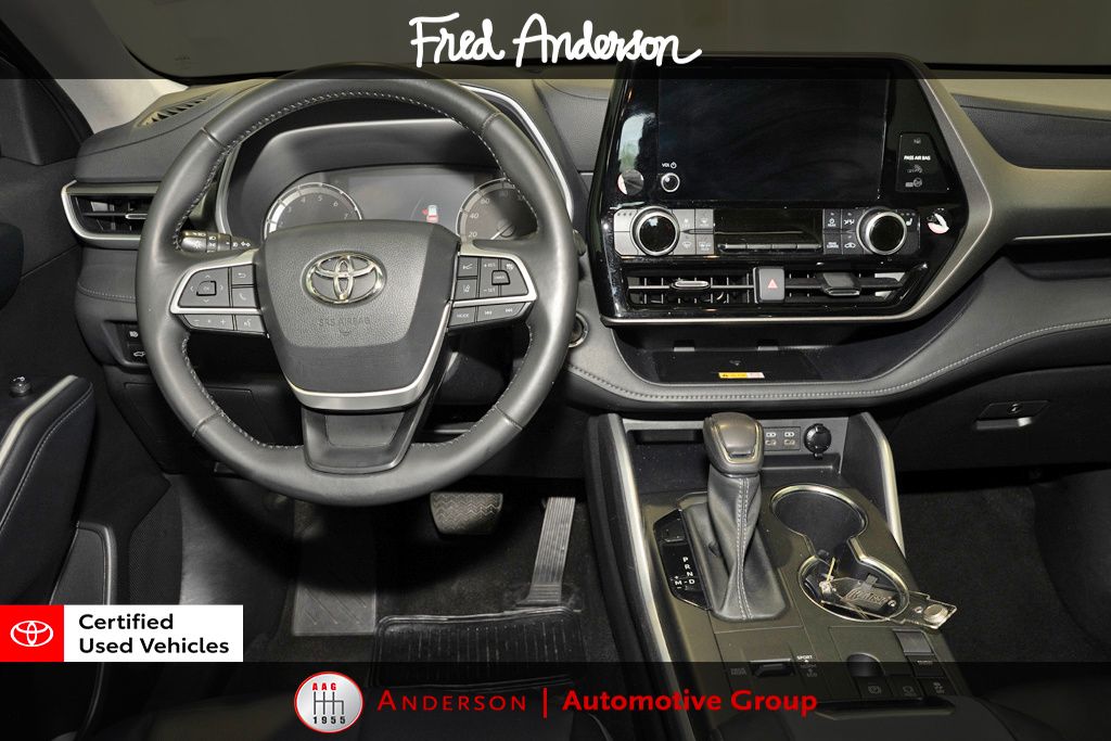 Used 2023 Toyota Highlander XLE with VIN 5TDKDRAH2PS002586 for sale in Raleigh, NC