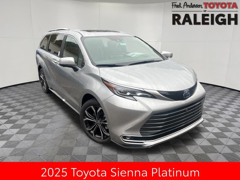 New 2025 Toyota Sienna Platinum Van Passenger Van