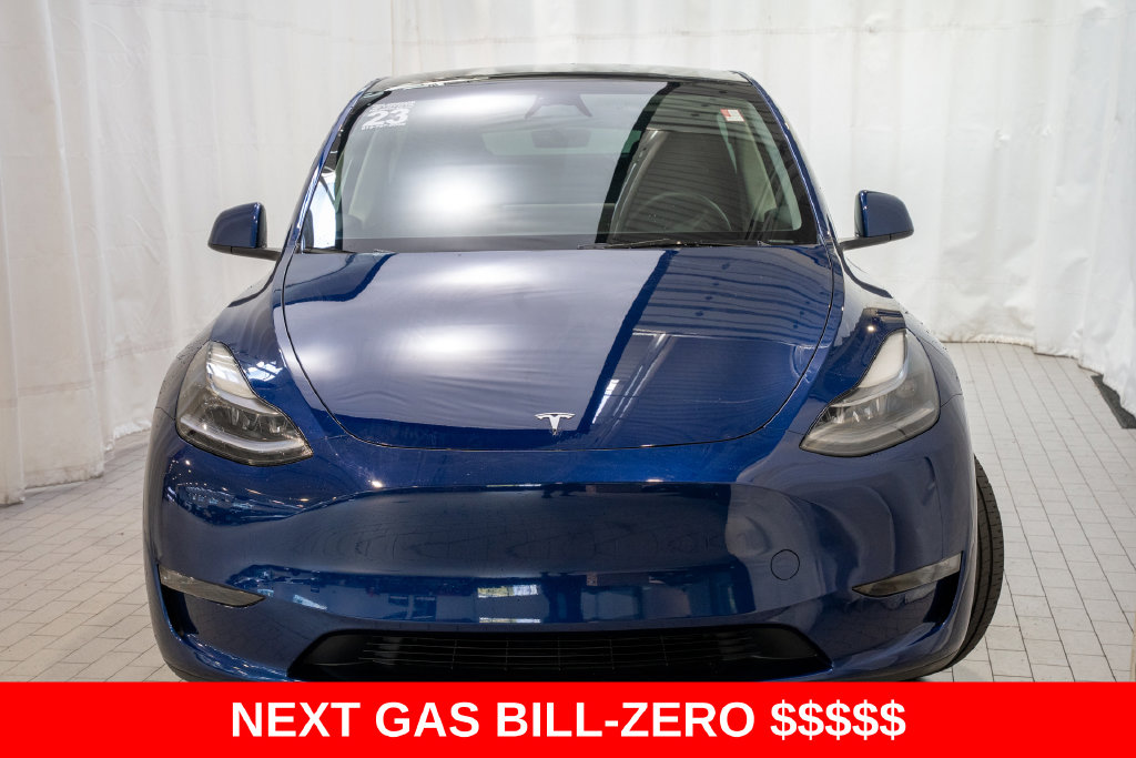Used 2023 Tesla Model Y Long Range with VIN 7SAYGDEE2PA194519 for sale in Raleigh, NC