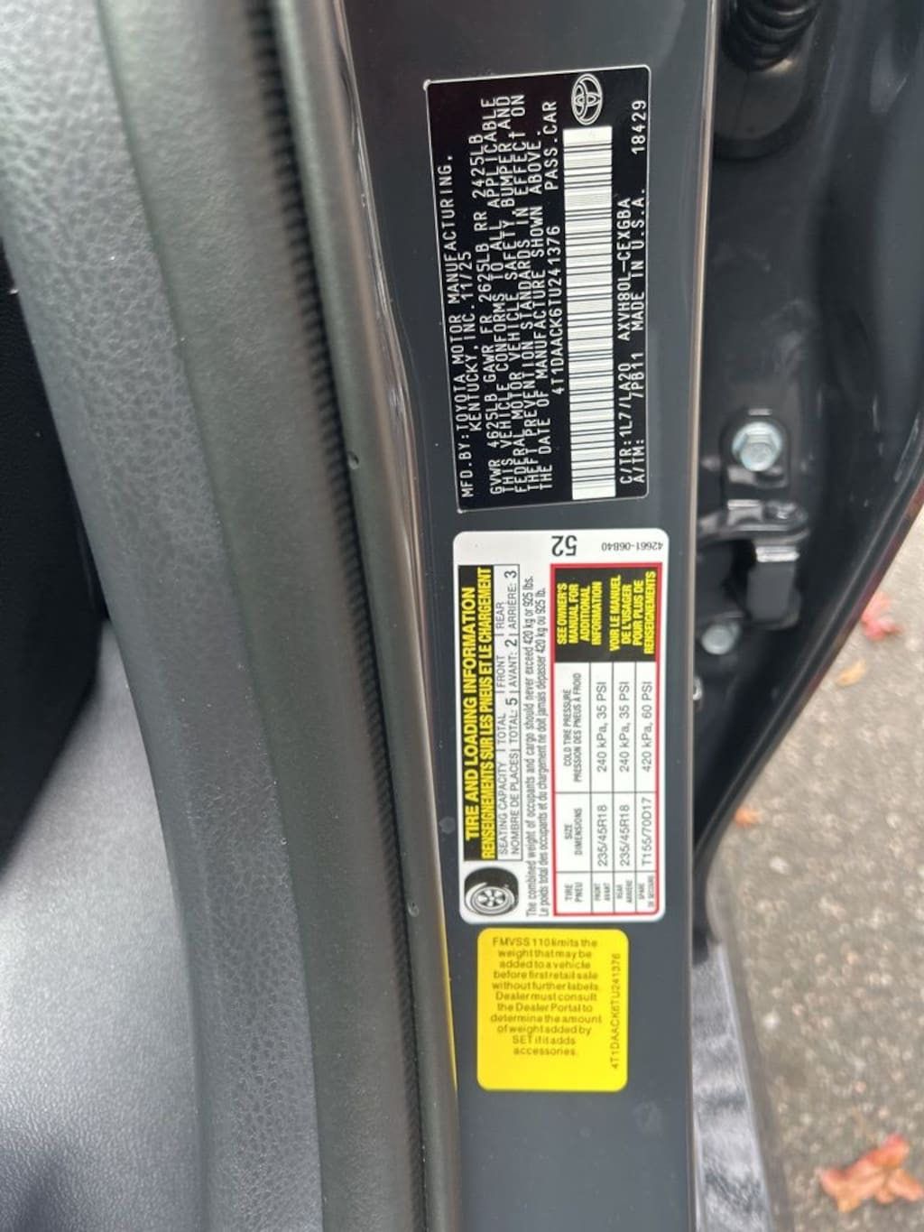 New 2026 Toyota Camry XLE Sedan