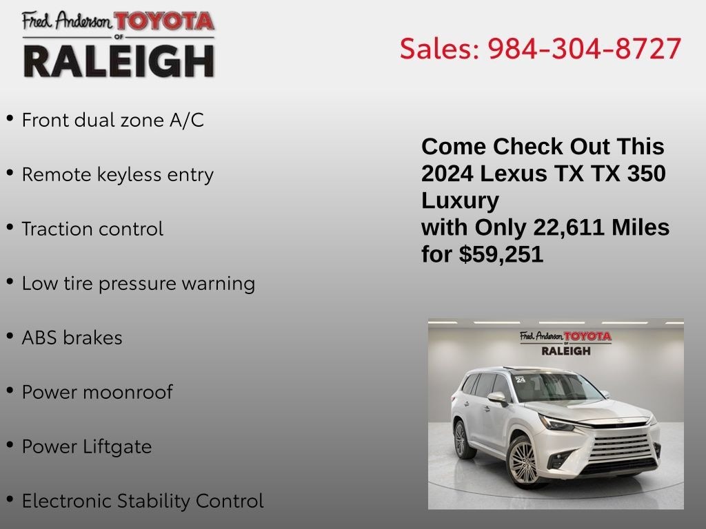 Used 2024 Lexus TX 350 350 Luxury SUV