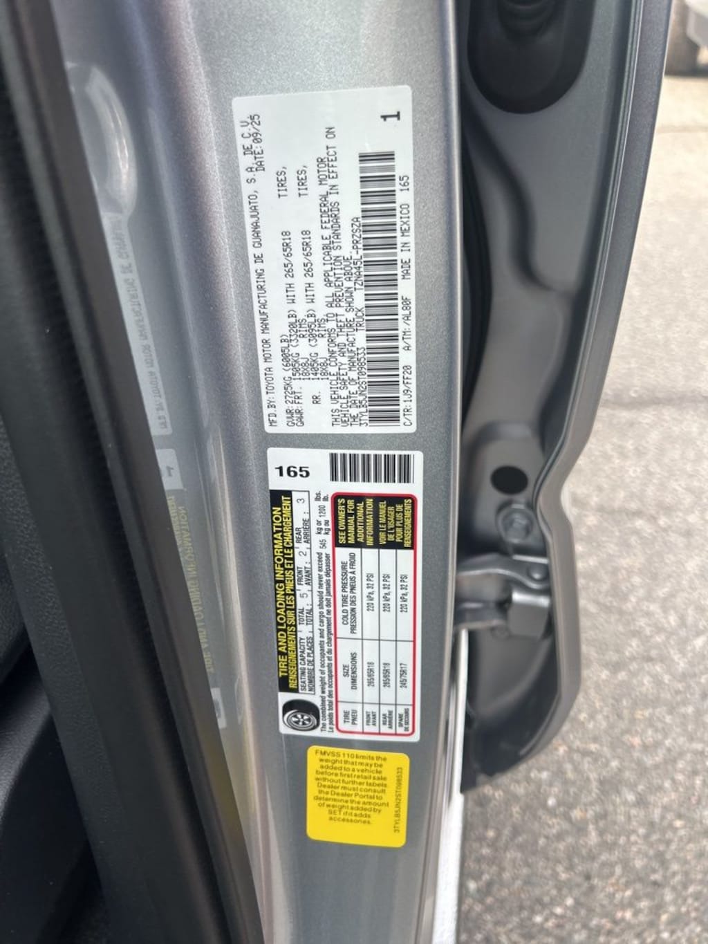 New 2025 Toyota Tacoma SR5 Truck Double Cab