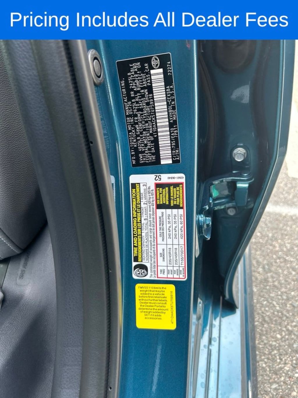 New 2026 Toyota Camry SE Sedan