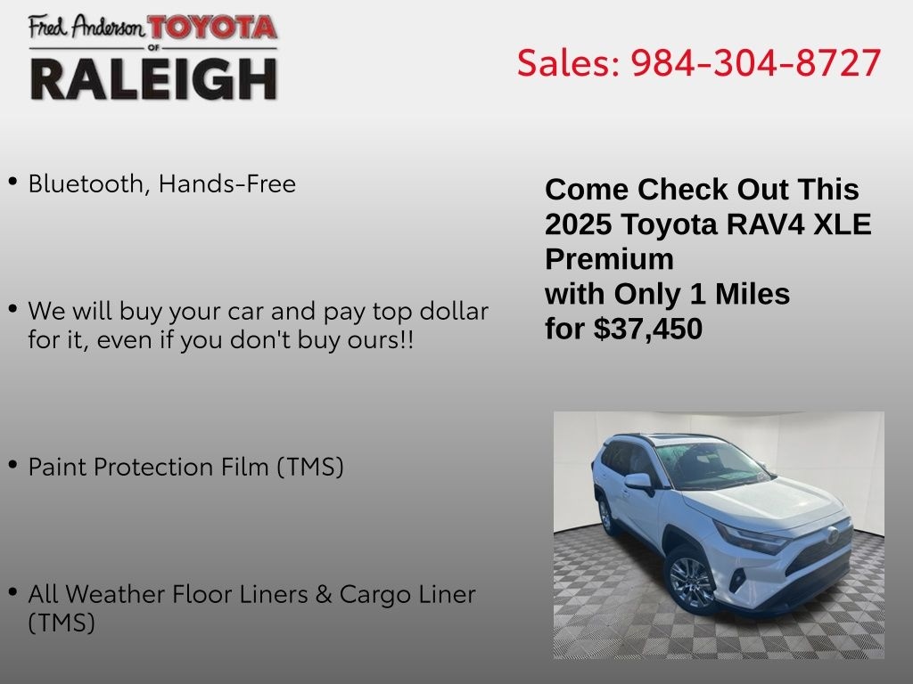 New 2025 Toyota RAV4 XLE Premium SUV