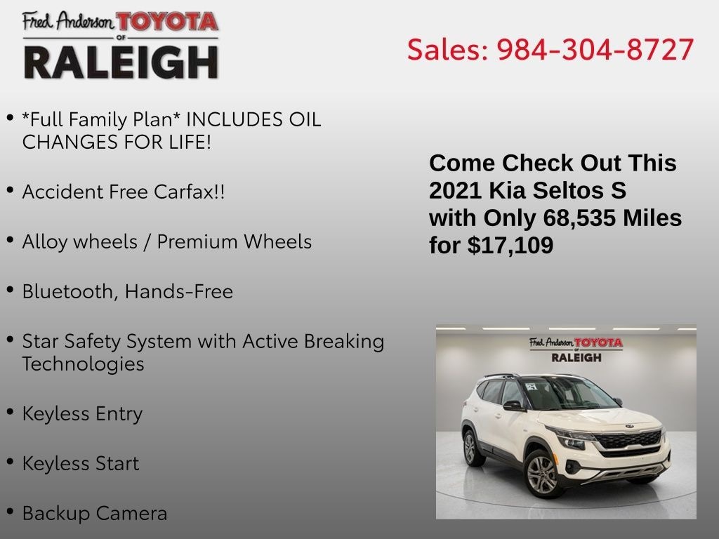 Used 2021 Kia Seltos S SUV