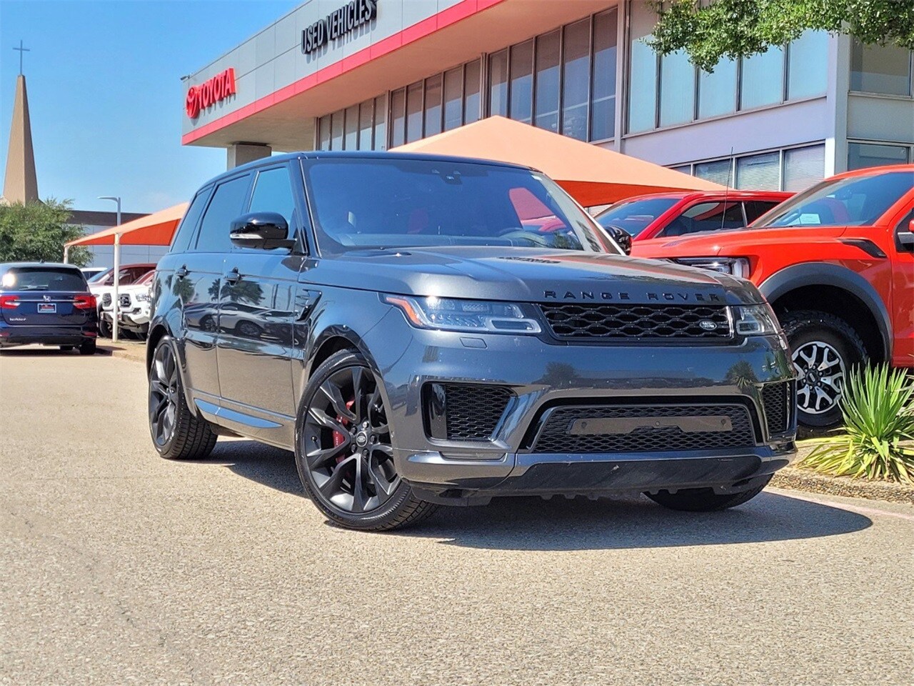 Used 2021 Land Rover Range Rover Sport HST with VIN SALWS2RUXMA765599 for sale in Richardson, TX