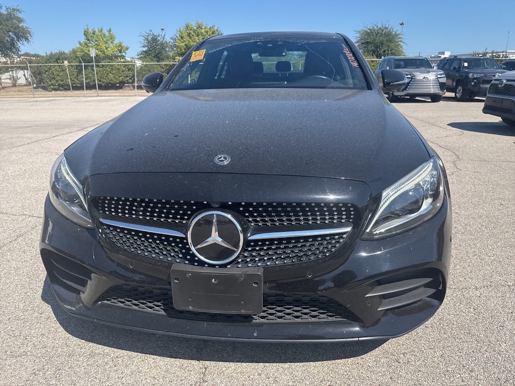 Used 2021 Mercedes-Benz C-Class C 300 AMG-Line w/Red Interior Sedan