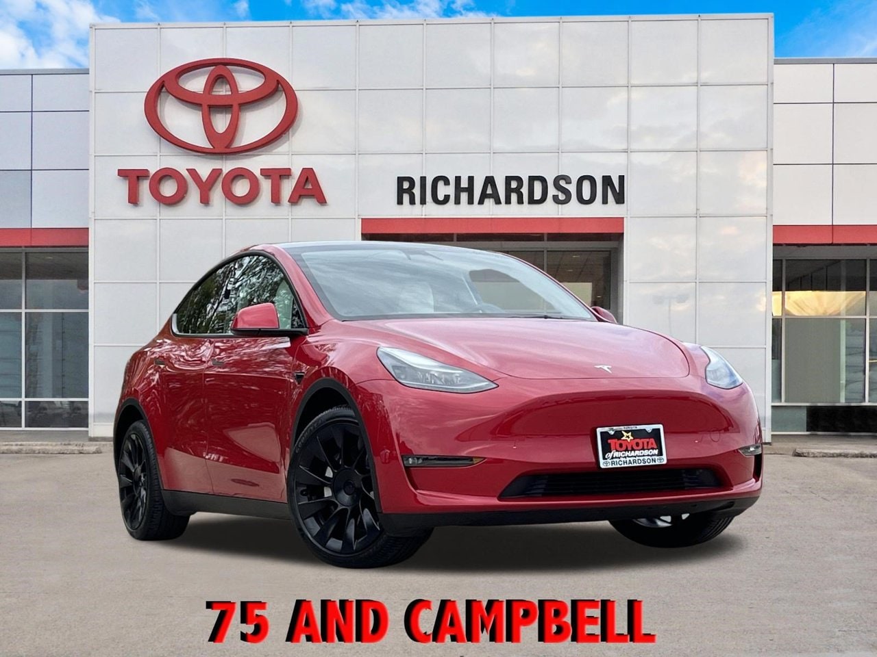 Used 2023 Tesla Model Y Long Range with VIN 7SAYGDEE4PF710009 for sale in Richardson, TX