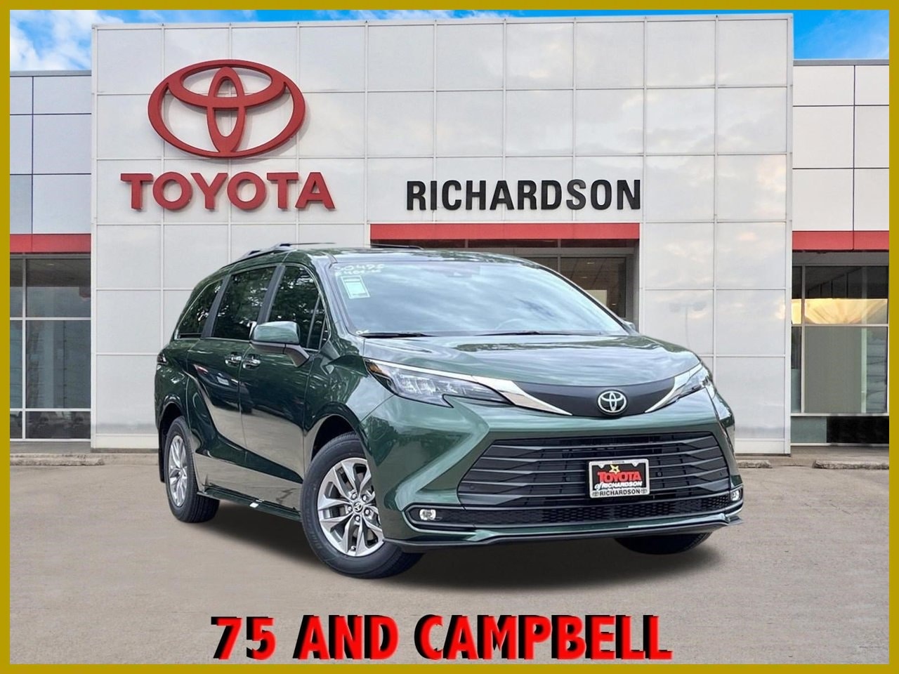Cypress 2026 Toyota Sienna Minivan Front-Wheel Drive 