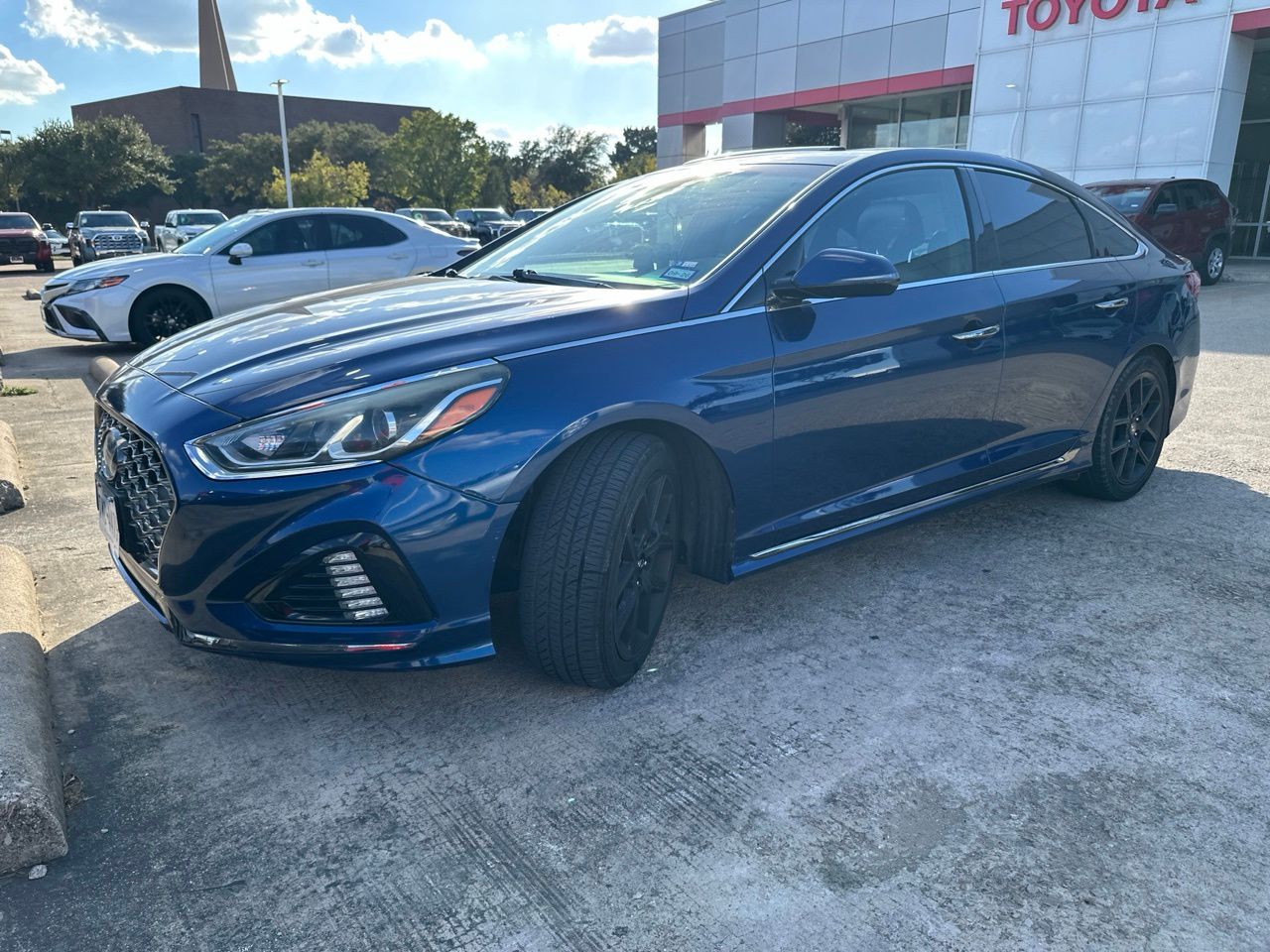 Lakeside Blue 2018 Hyundai Sonata Sedan Front-Wheel Drive 8-Speed Automatic