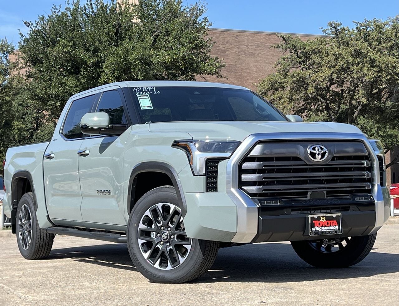 Gray 2026 Toyota Tundra Pickup Truck Four-Wheel Drive 
