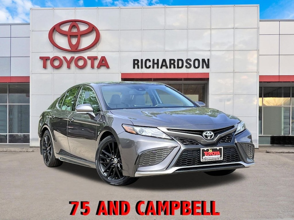 Used 2021 Toyota Camry XSE w/Panoramic Glass Roof/19-in Black Machined-Fi Sedan