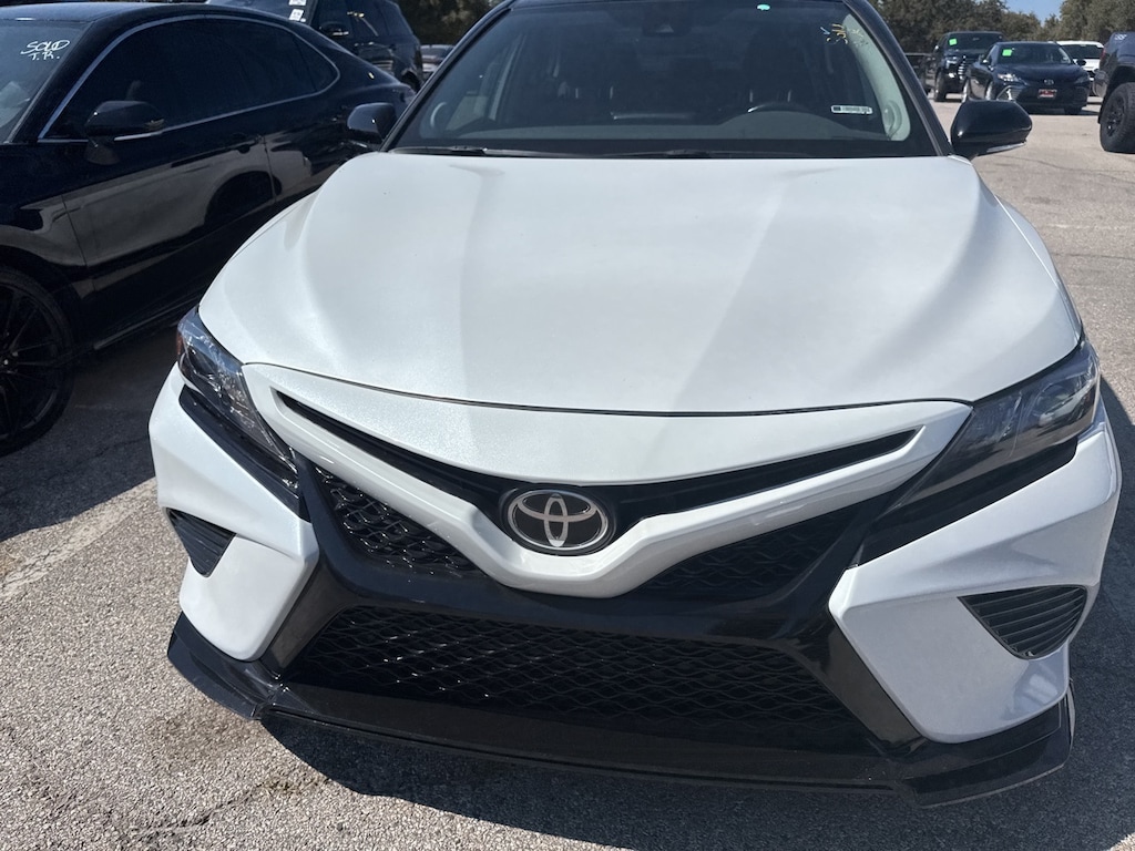 Used 2021 Toyota Camry TRD V6 w/Two-Tone Exterior Color/19-in Alloy Sedan
