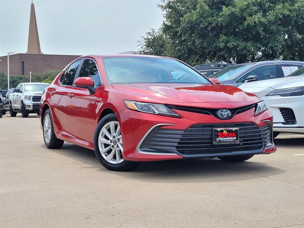 Used 2023 Toyota Camry LE with VIN 4T1C11AK2PU122907 for sale in Richardson, TX